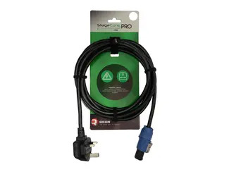 StageCore PowerCon Twist Lock to UK Plug