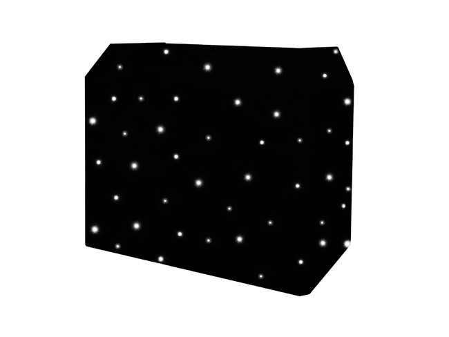 White LED Starcloth for DJBoothPro