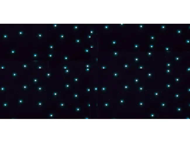 6m x 3m Cool White LED Starcloth