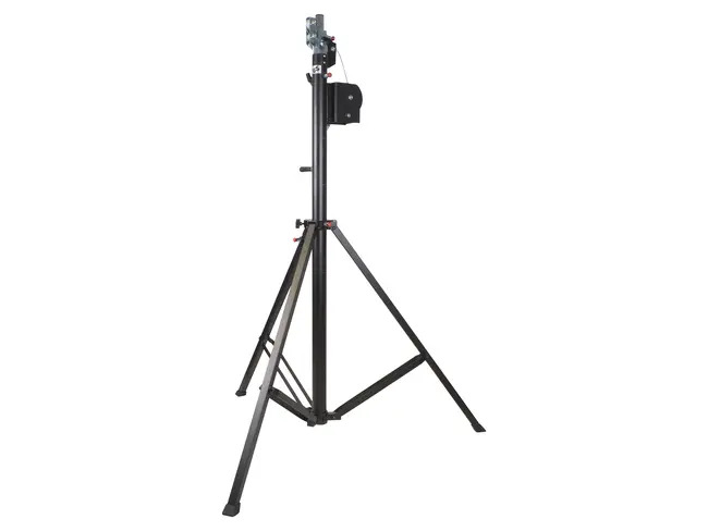 Wind Up Lighting Stand with 4M Max Height 80kg SWL and 35mm Pole