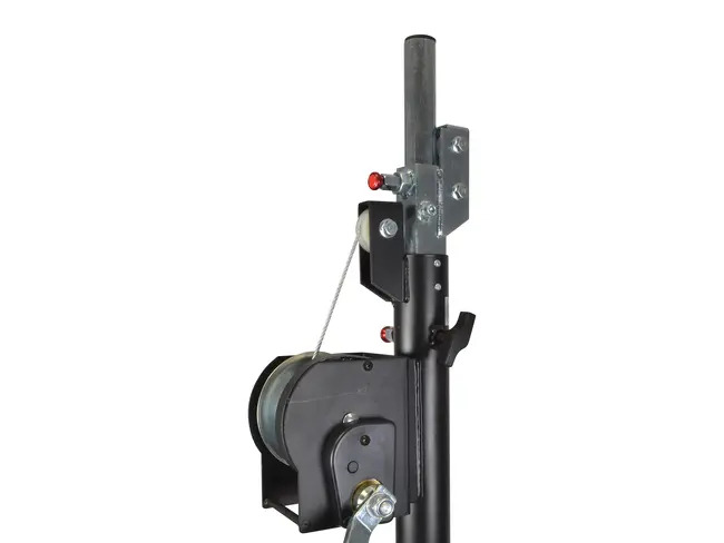 Wind Up Lighting Stand with 4M Max Height 80kg SWL and 35mm Pole