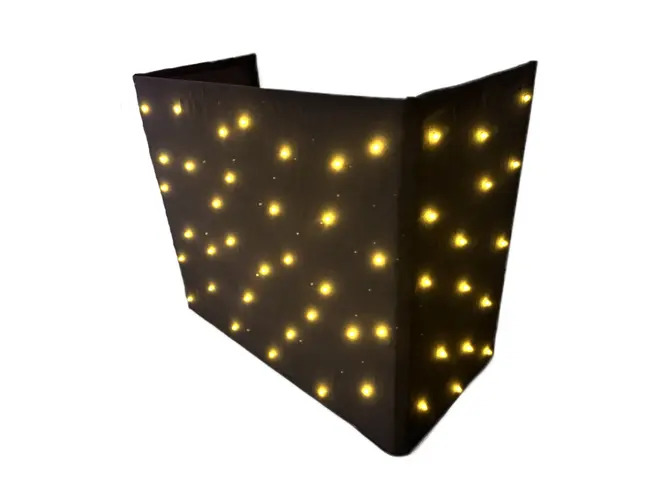 Warm White LED Starcloth for DJCombiBooth